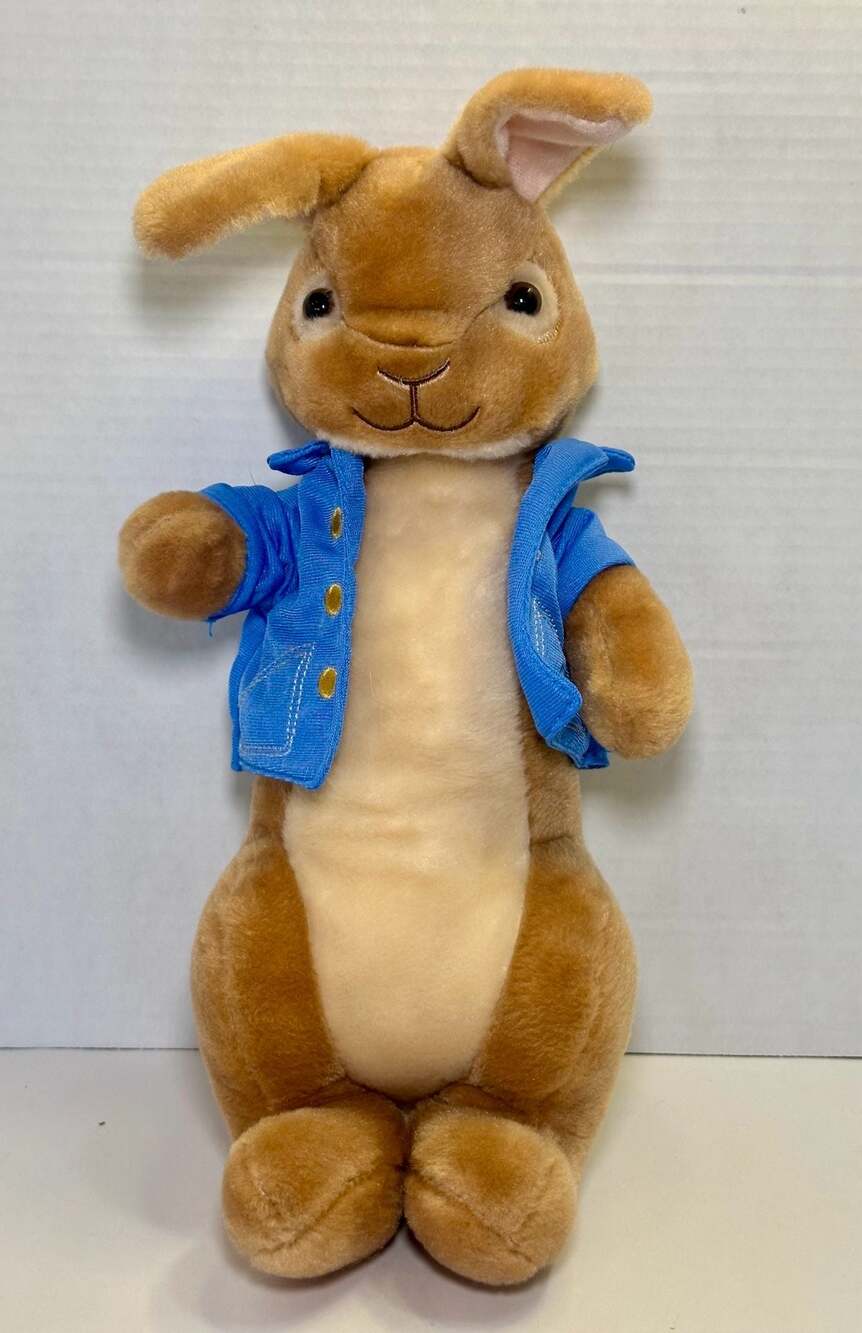 Toy Factory Peter Rabbit Movie 2020 Plush Stuffed Animal Blue Coat